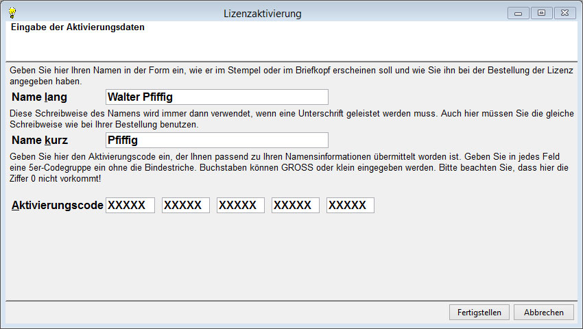 aktivierung lizenz 001