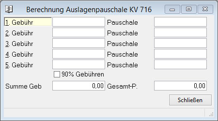 berechnung auslagenpauschale kv 713 001