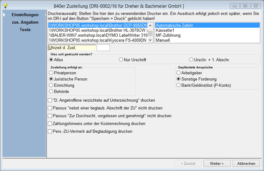 angaben fuer die zu 840 002